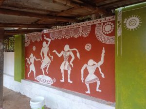 Chitradurga colourful wall writing