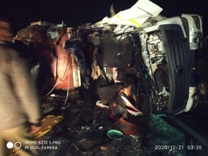 Chitradurga lorry accident  two death