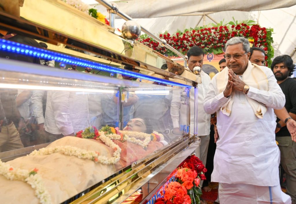 ಸ್ಪಂದನಾ ನಿಧನಕ್ಕೆ ಮುಖ್ಯಮಂತ್ರಿಗಳ ಸಂತಾಪ