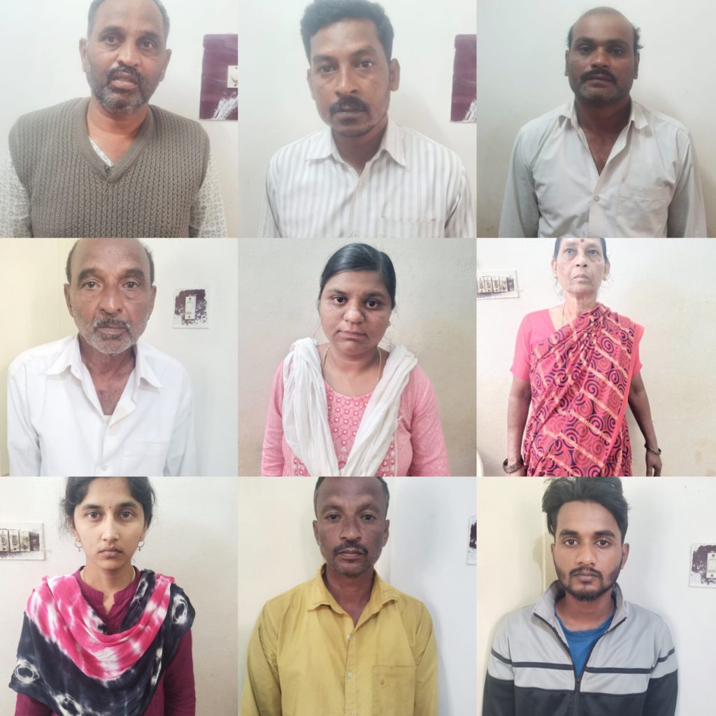 ಕೋಣನೂರು ಕೊಲೆ ಪ್ರಕರಣ: 9 ಆರೋಪಿಗಳ ಬಂಧನ ಉಳಿದ 9 ಆರೋಪಿಗಳಿಗಾಗಿ ತೀವ್ರ ಹುಡುಕಾಟ