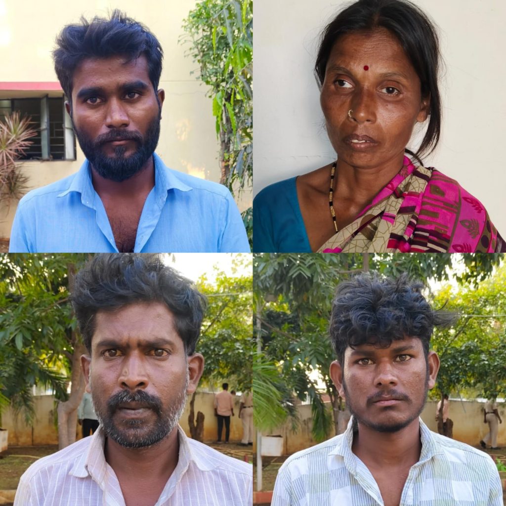 48 ಗಂಟೆಗಳಲ್ಲಿ ಬರ್ಬರ ಹತ್ಯೆಯ 4 ಆರೋಪಿಗಳ ಬಂಧಿಸಿದ ಪೊಲೀಸರು